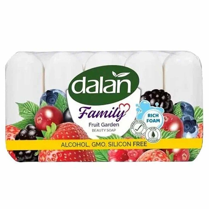Мыло Dalan Family Фруктовый сад 5*75гр м/у
