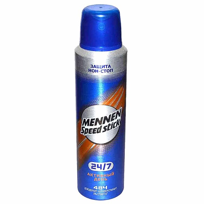 Дезодорант Mennen Speed Stick Активный день 150мл ж/б