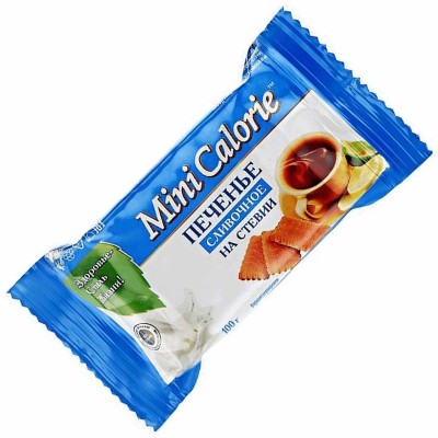 Печенье Mini Calorie затяжное на стевии сливочное 100гр м/у