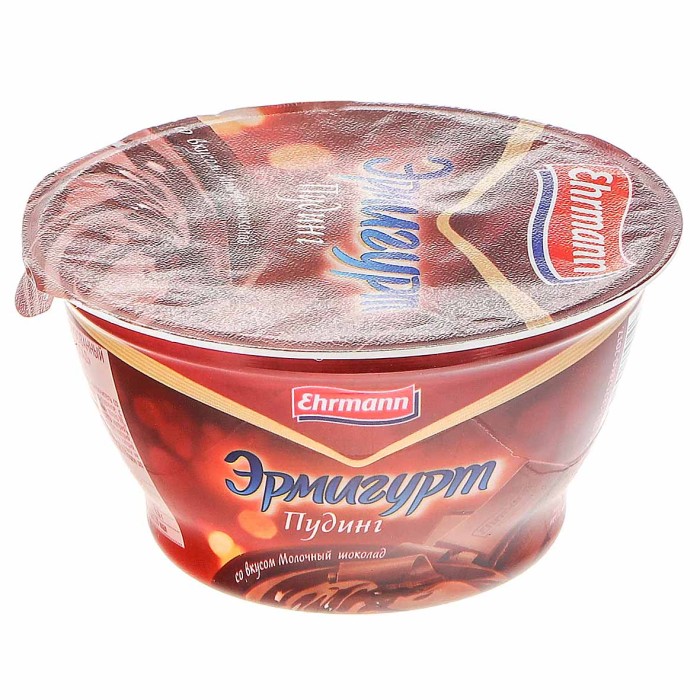Пудинг Эрмигурт молочный шоколад 3,3% 140гр пэт