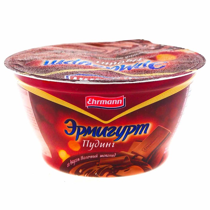 Пудинг Эрмигурт молочный шоколад 3,3% 140гр пэт
