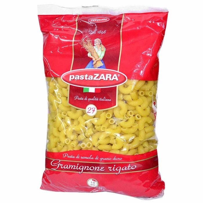 Макароны Pasta zara рожки №27 500гр м/у