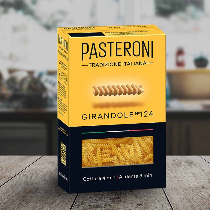 Макароны Pasteroni Girandole №124 400гр к/у