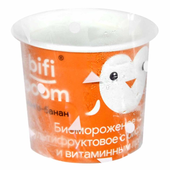 Мороженое Bifi Boom манго-банан с бифидобактериями 50гр стакан