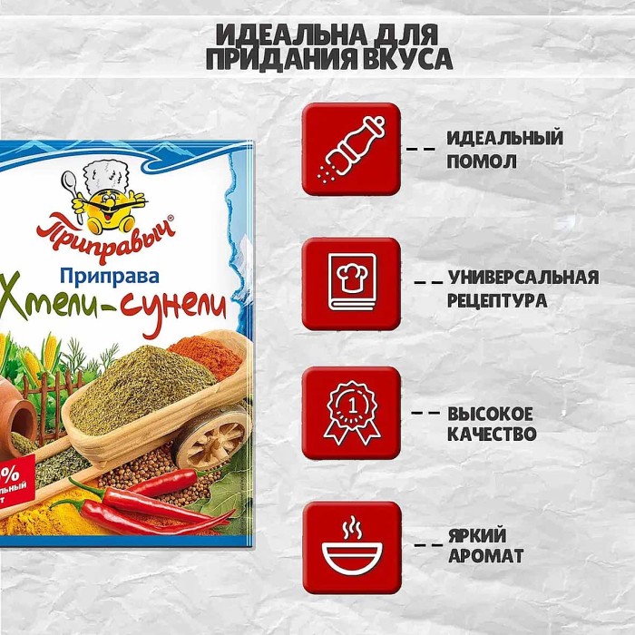 Приправа Приправыч хмели-сунели 15гр м/у