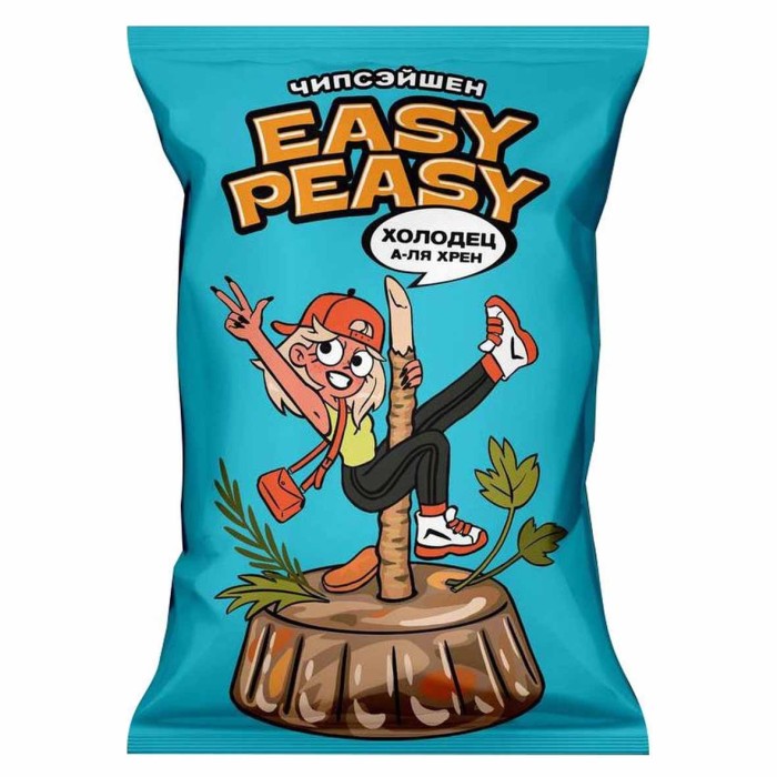 Чипсы Easy Peasy холодец с хреном 70гр м/у