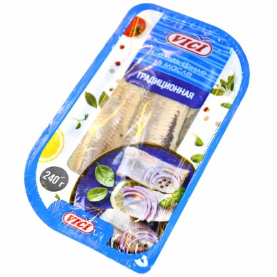 Сельдь Vici Традиционная филе в масле 240гр пэт