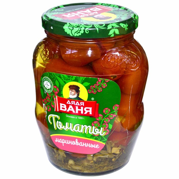 Томаты Дядя Ваня маринованные 680гр ст/б