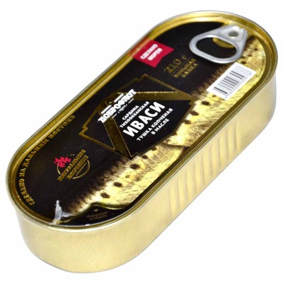 Сардина Доброфлот тихоокеанская копченая в масле 210го ж/б