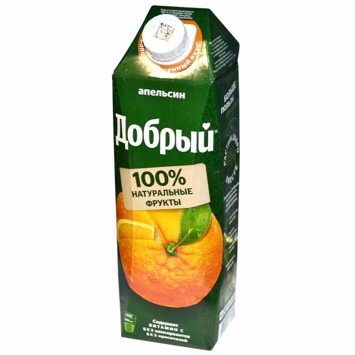 Нектар Добрый апельсиновый 1л т/п