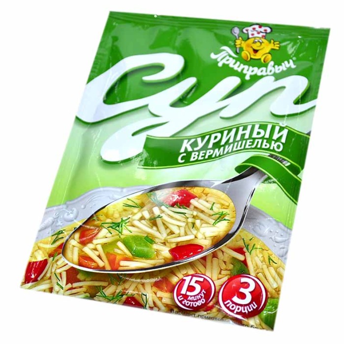 Суп Приправыч Куриный с вермишелью 60гр м/у