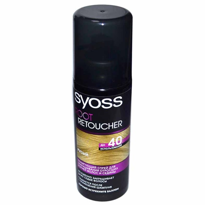 Спрей тонирующий для волос Syoss Root Retoucher Русый 120мл пэт