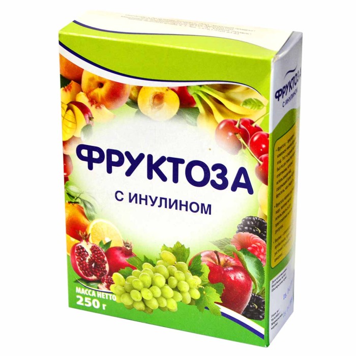 Фруктоза Сладис кристаллическая с инулином 250гр к/у