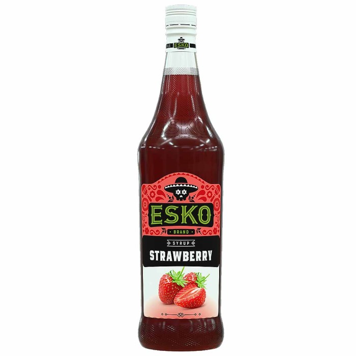 Сироп ESKO Клубника 1л ст/б