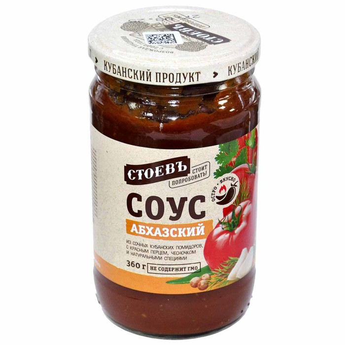 Соус Стоевъ Абхазский 360гр ст/б