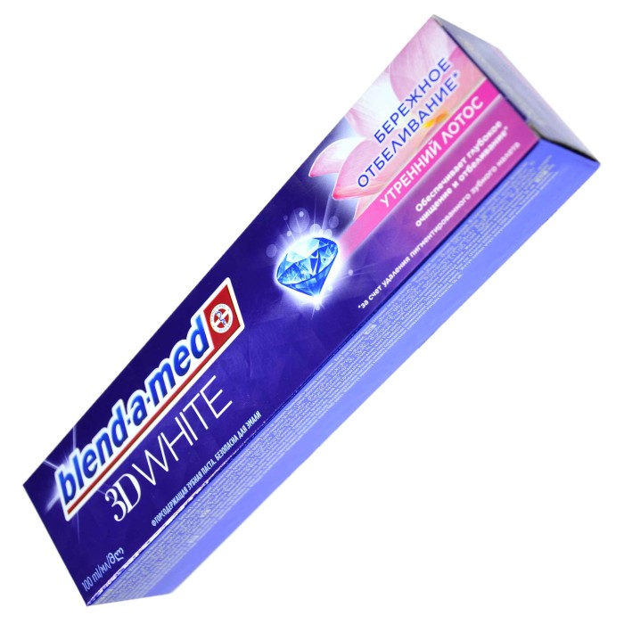 Паста зубная Blend-a-med 3D White Luxe Утренний лотос 100мл к/у