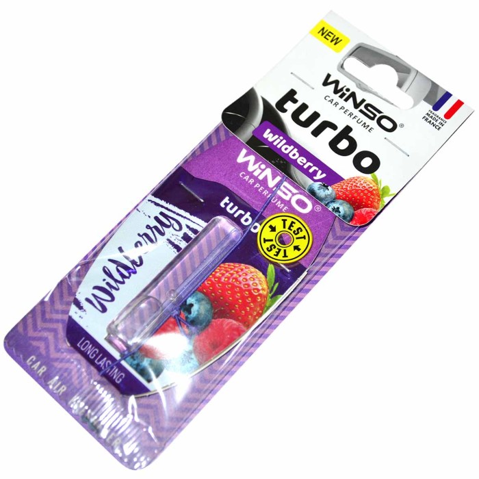 Ароматизатор для авто Winso Turbo Лист ассортимент