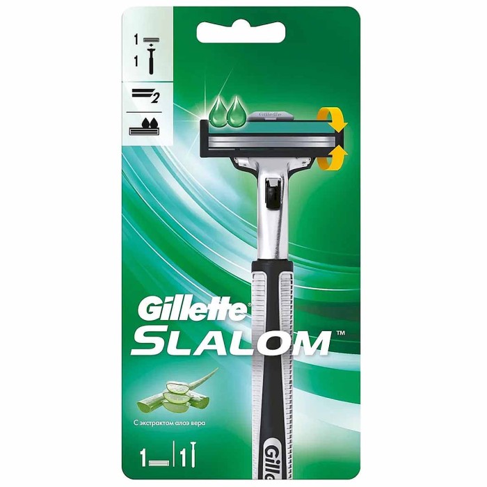 Бритва Gillette Slalom с 1 сменной кассетой к/у
