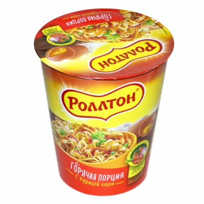 Лапша Роллтон курица карри 70гр стакан