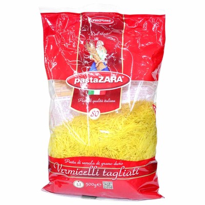Макароны Pasta zara вермишель №80 500гр м/у