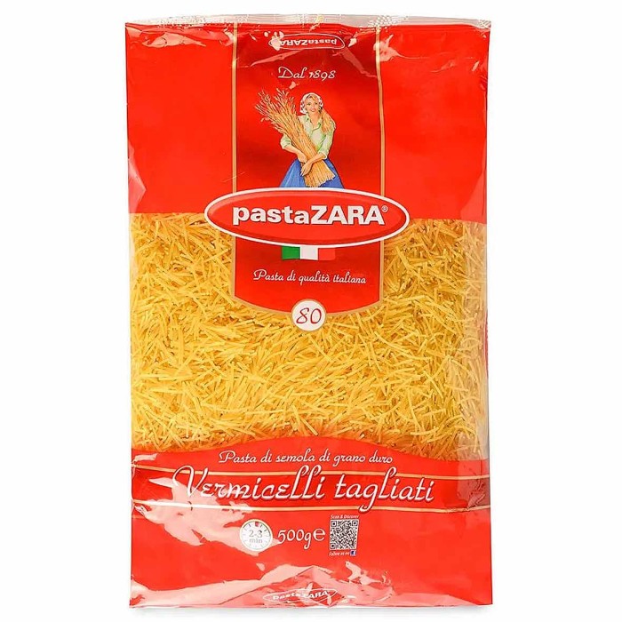 Макароны Pasta zara вермишель №80 500гр м/у