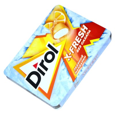 Резинка жевательная Dirol X-Fresh Мандарин 16гр м/у