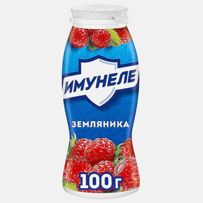 Напиток Имунеле Neo земляника 0,9% 95мл пэт