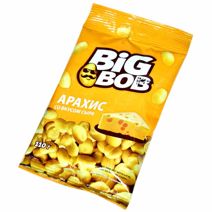 Арахис Big Bob жаренный со вкусом сыра 110гр м/у
