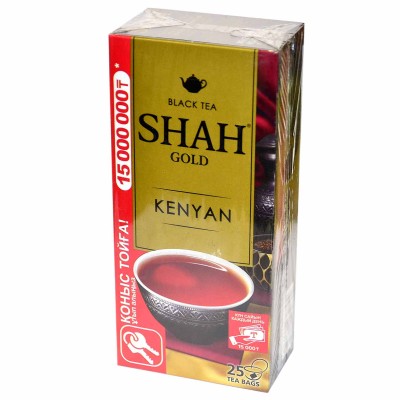 Чай Шах Gold Кенийский черный 25*1,8гр к/у