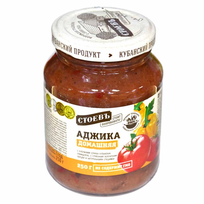 Аджика Стоевъ Домашняя 250гр ст/б