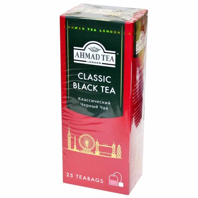 Чай Ahmad Tea Классический черный 25*2гр к/у