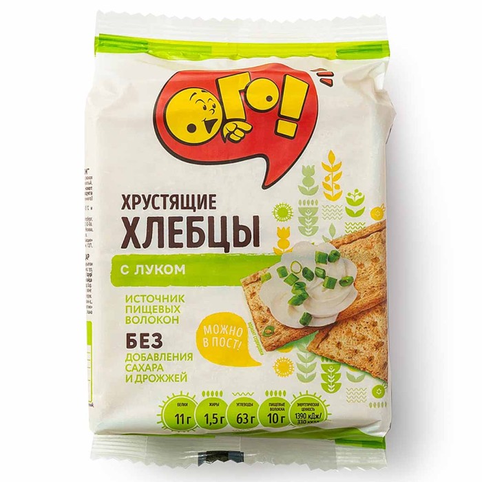 Хлебцы Ого с луком 75гр м/у