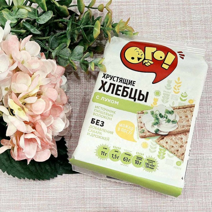 Хлебцы Ого с луком 75гр м/у