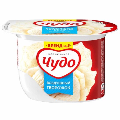 Десерт творожный Чудо пломбир 5,8% 85гр пэт