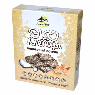 Хлебцы Алтай Эко кокосовый рай 90гр к/у