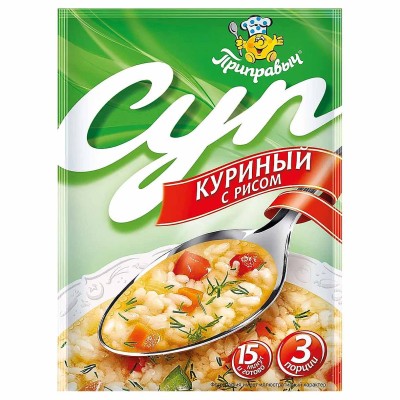 Суп Приправыч Куриный с рисом 60гр м/у