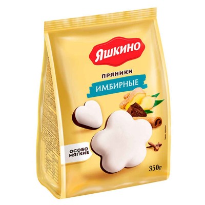 Пряники Яшкино Имбирные 350гр м/у