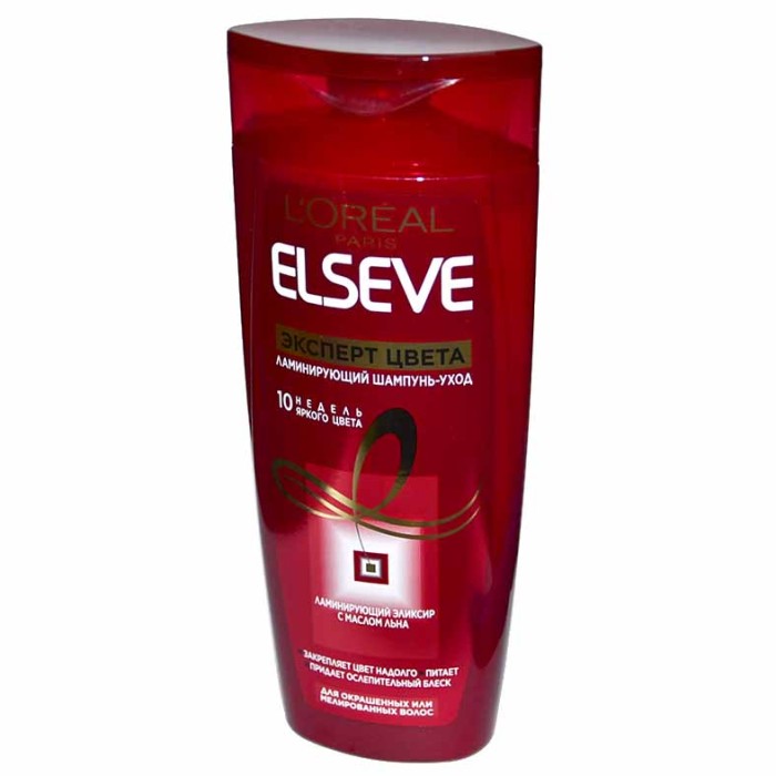Шампунь для волос Loreal Elseve Эксперт цвета 250мл пэт