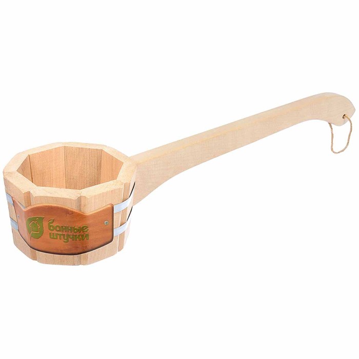 Ковш-черпак Банные штучки бондарный с горизонтальной ручкой 600мл