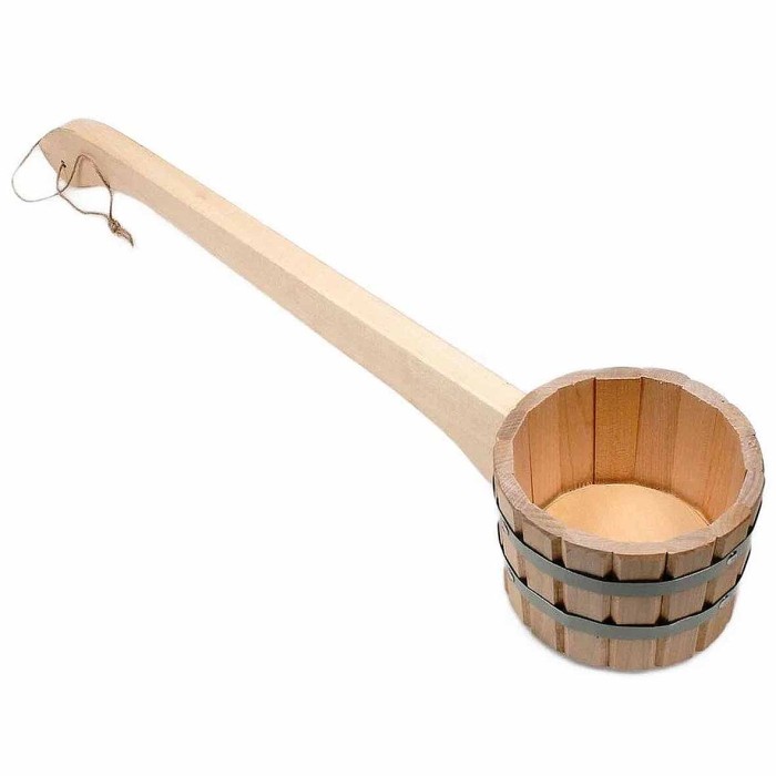 Ковш-черпак Банные штучки бондарный с горизонтальной ручкой 600мл