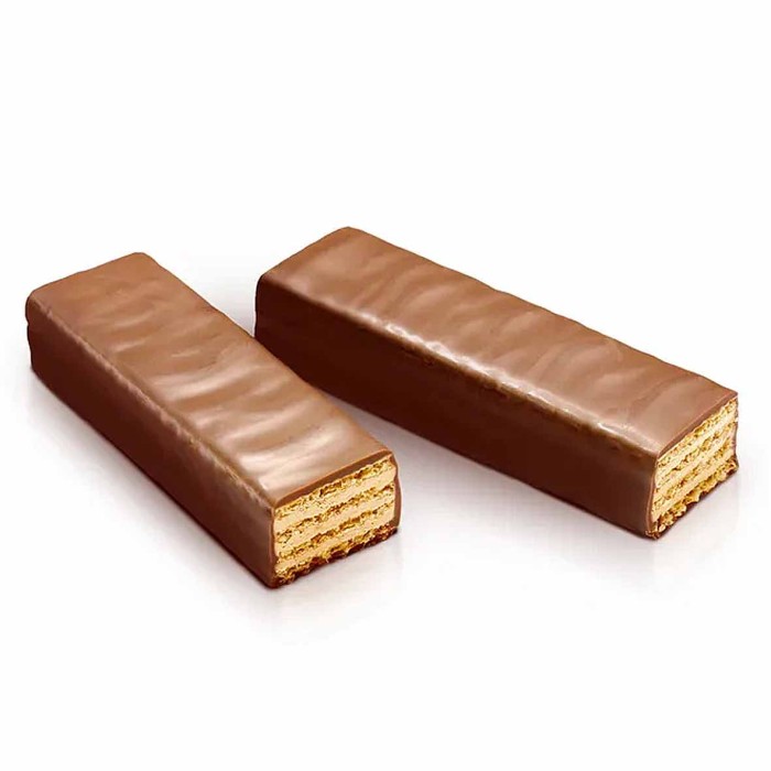 Вафли Победа Птица счастья с начинкой из тертого миндаля в сливочном шоколаде 45гр м/у