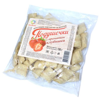 Подушечки Диа-веста клубника на фруктозе 150гр м/у