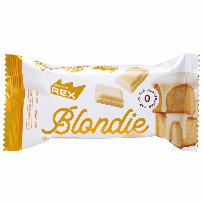 Пирожное протеиновое Proteinrex Blondie классическое 50гр м/у