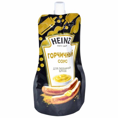 Соус Heinz Горчичный Олимп 200гр д/п