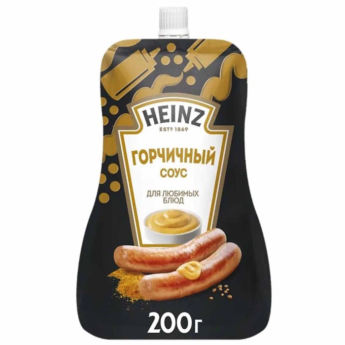 Соус Heinz Горчичный Олимп 200гр д/п