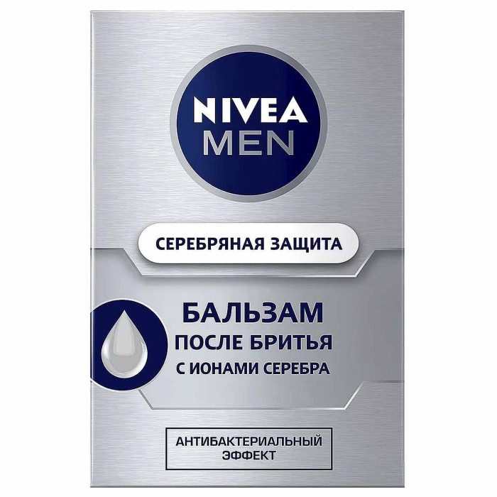 Бальзам после бритья Nivea Men Серебряная защита 100мл к/у
