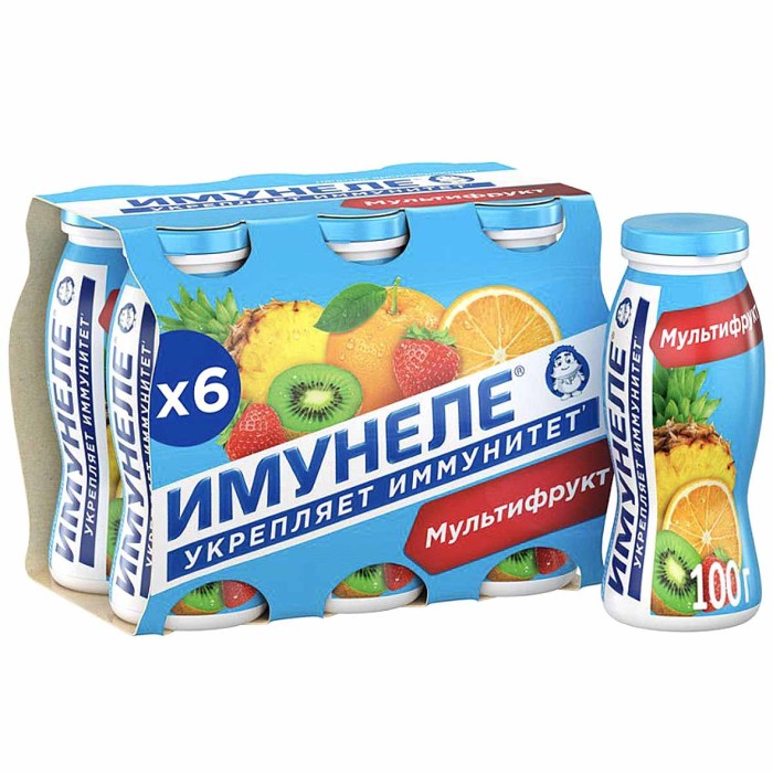 Напиток Имунеле Neo мультифрукт 0,9% 95мл пэт