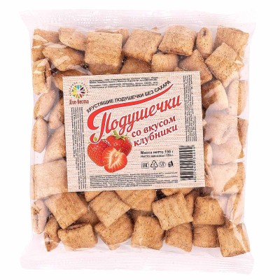 Подушечки Диа-веста клубничные на фруктозе 150гр м/у
