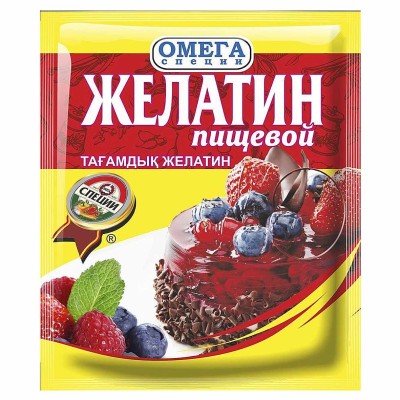 Желатин Омега пищевой 15гр м/у