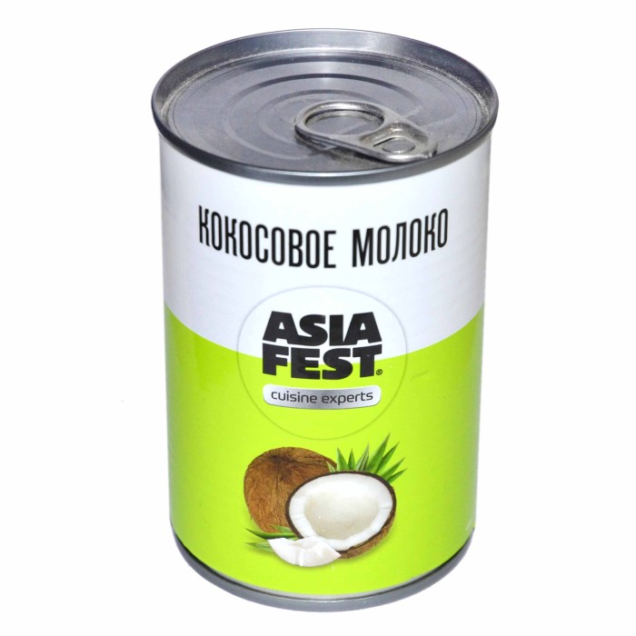 Молоко кокосовое Asia Fest 5-7% 400мл ж/б